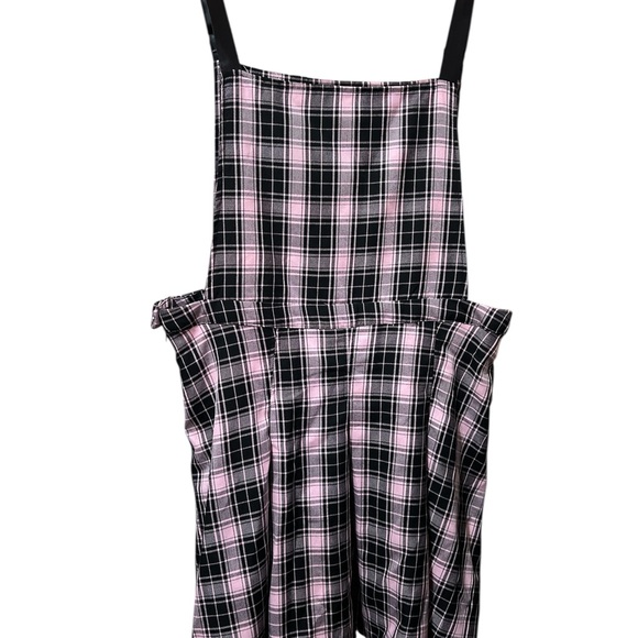Hot Topic Pink and Black Plaid Dress - Picture 3 of 6